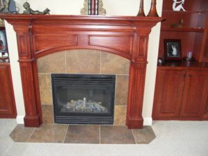 A cozy living room featuring a new carpet installation by Pages Flooring in Springboro, OH.