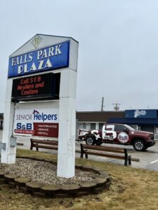 A manometer being used to test an HVAC unit by S&B heating and cooling in Florence, KY.
