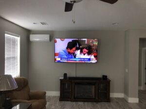 A mini-split indoor unit installed on a wall by Mountainside Air in Phoenix, AZ.