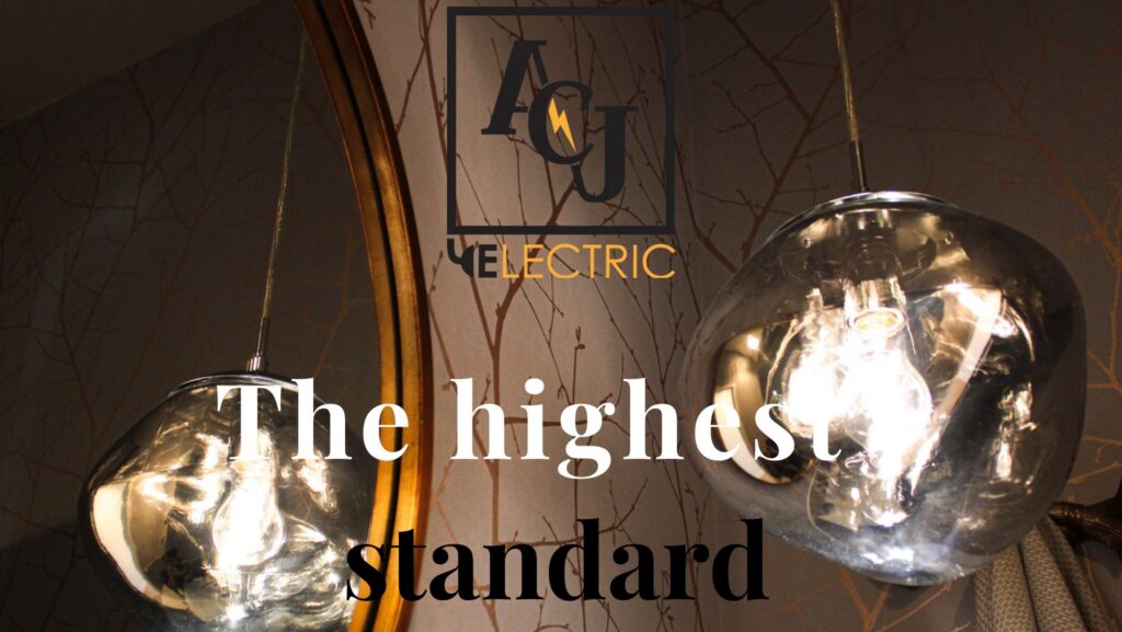 Modern pendant lights installed in a home by ACJ Electric LLC in North Babylon, NY, showcasing quality electrical work.