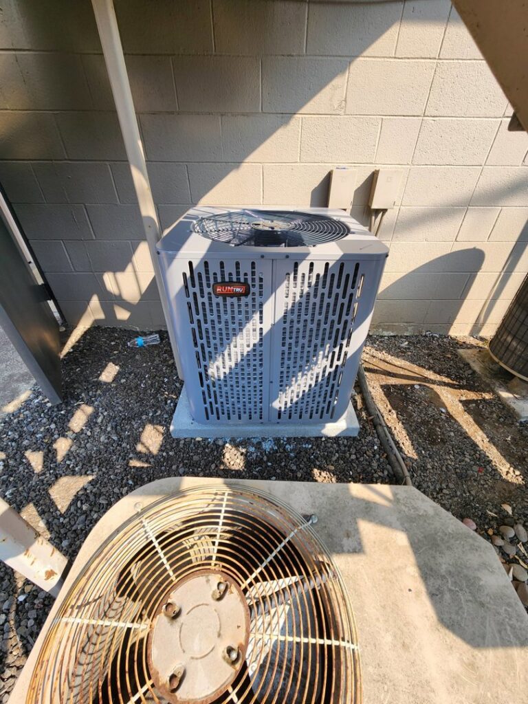 Installation or service of multiple outdoor AC units by HVAC Ministries LLC in Salem, OR