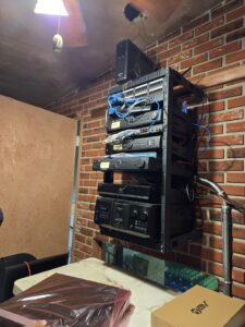 Network and server rack wiring and installation for a commercial client by JAL Electrical Construction in Hammond, IN.