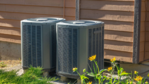 Two new outdoor AC units installed by Extreme Heating & Cooling in Beaver Dam, KY