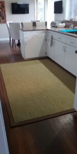 A newly installed wall-to-wall carpet in a bedroom by FCO Carpet Remnant STORE in Pawtucket, RI.