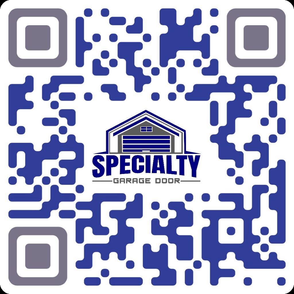 New construction home with garage door openings and panels on a trailer by Specialty Garage Door in Bossier City, LA