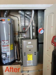 New furnace and water heater installation after service by Central Comfort Air in Miami, FL
