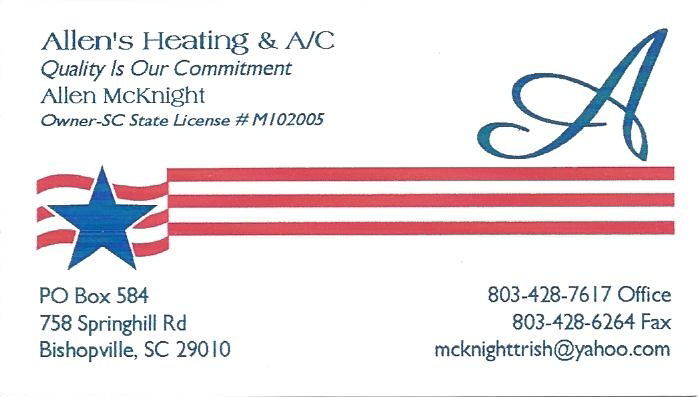 A new furnace installation by Allen's Heating & Air Conditioning in a home in Charlestown, IN.
