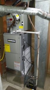 A newly installed furnace and HVAC system by JL Mechanical in Pleasant Grove, UT.