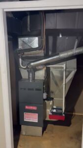 A new furnace installation completed by Total HVAC - Heating and Cooling in Nashville, TN.
