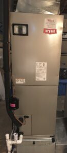 A new Bryant furnace installation with ductwork by Wise Heating & Air Conditioning, LLC in Louisville, KY.