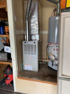A new furnace and water heater installation by Finney Heating and Cooling LLC in Post Falls, ID.