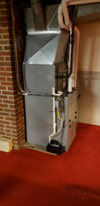 New high-efficiency furnace and HVAC system installation by Neumeyer Mechanical Service in Pittsburgh, PA