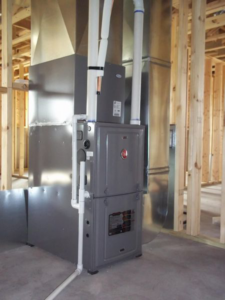 New HVAC system installation in a house under construction by Extreme Heating & Cooling in Beaver Dam, KY