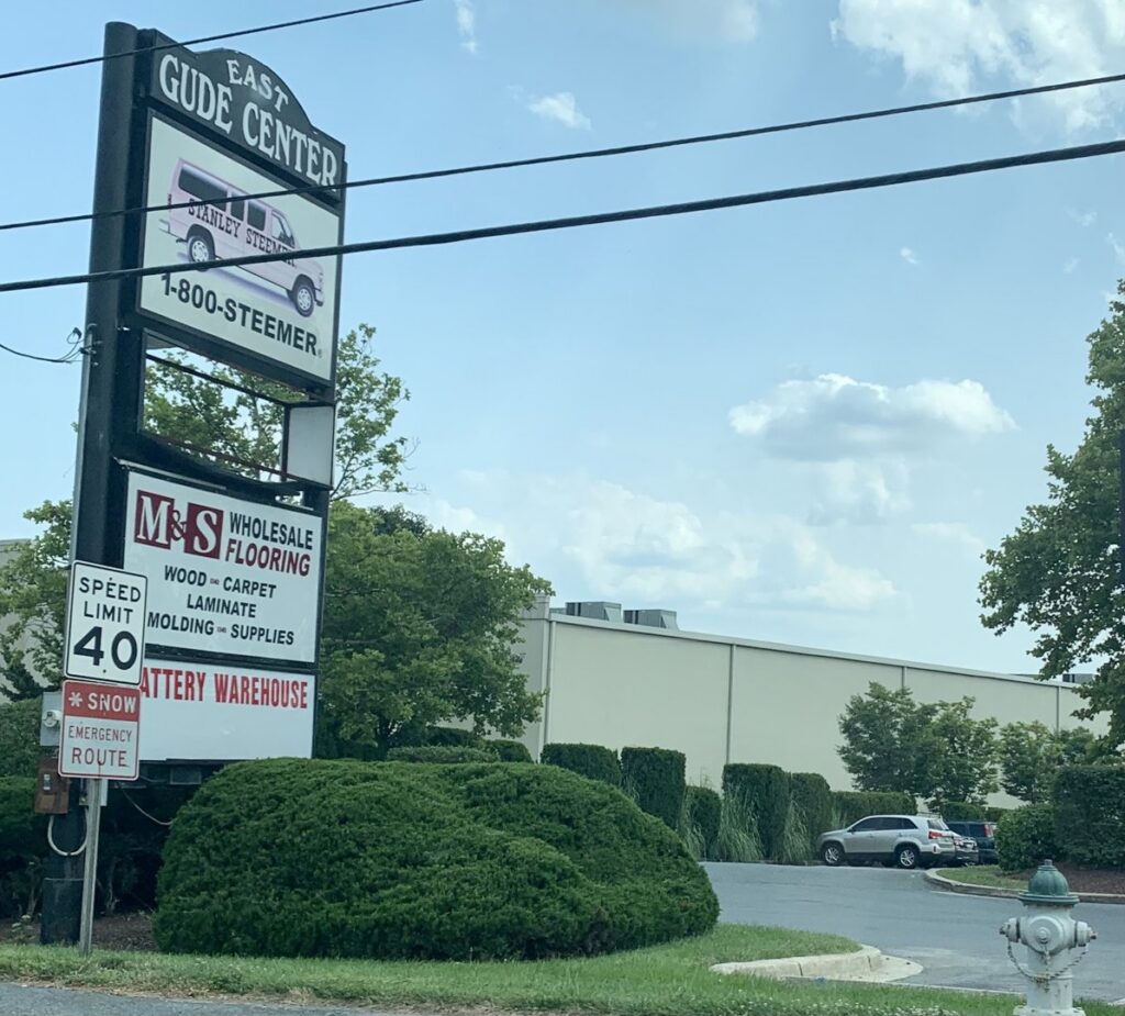 Newly installed light gray carpet on a set of stairs by M&S Flooring Inc. in Ardmore, TN.