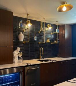 Close-up view of newly installed commercial carpet by Creative Tile & Carpet, a contractor in Davenport, IA.