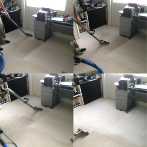 Professional carpet cleaning in an office space performed by Mexsteam in San Diego, CA