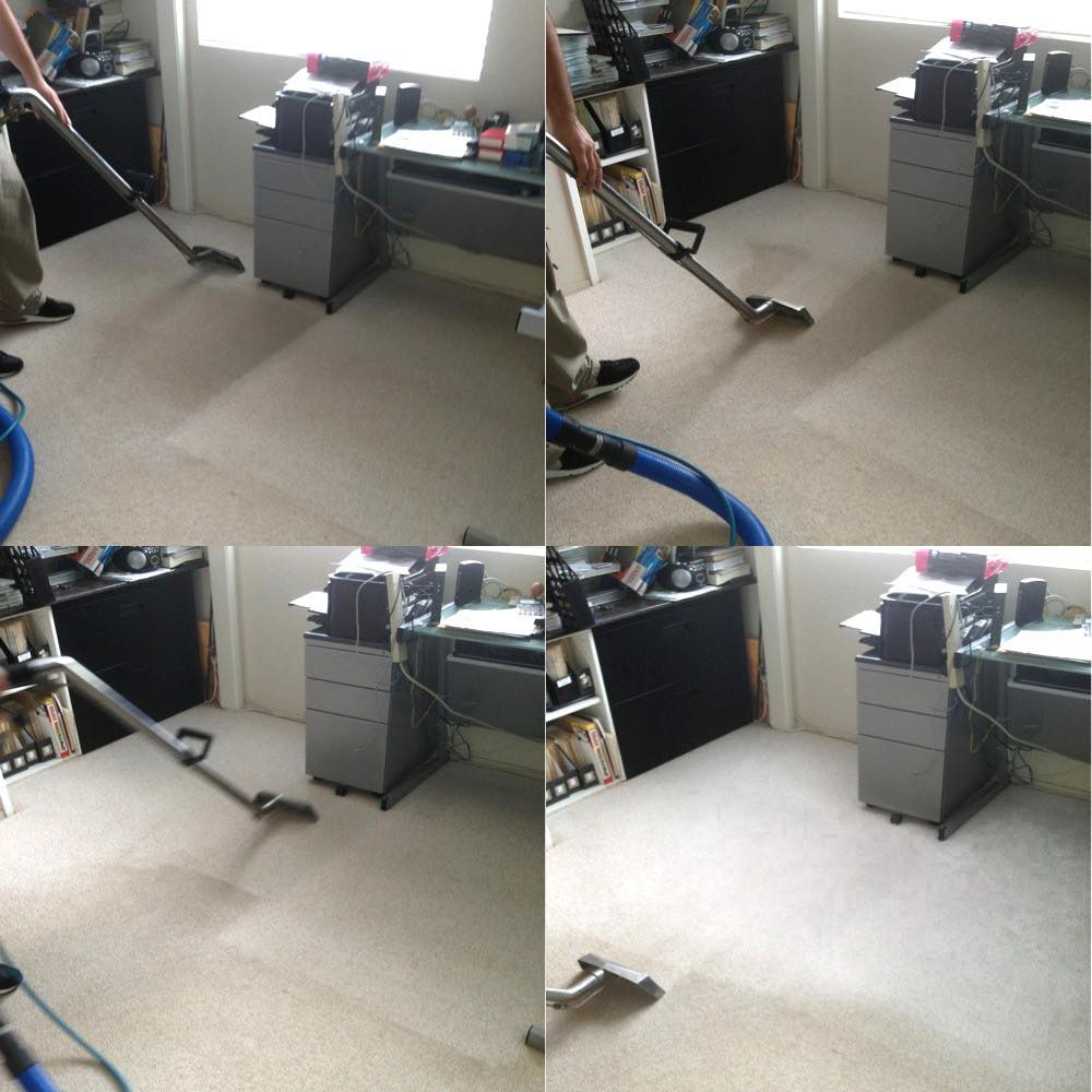 Professional carpet cleaning in an office space performed by Mexsteam in San Diego, CA