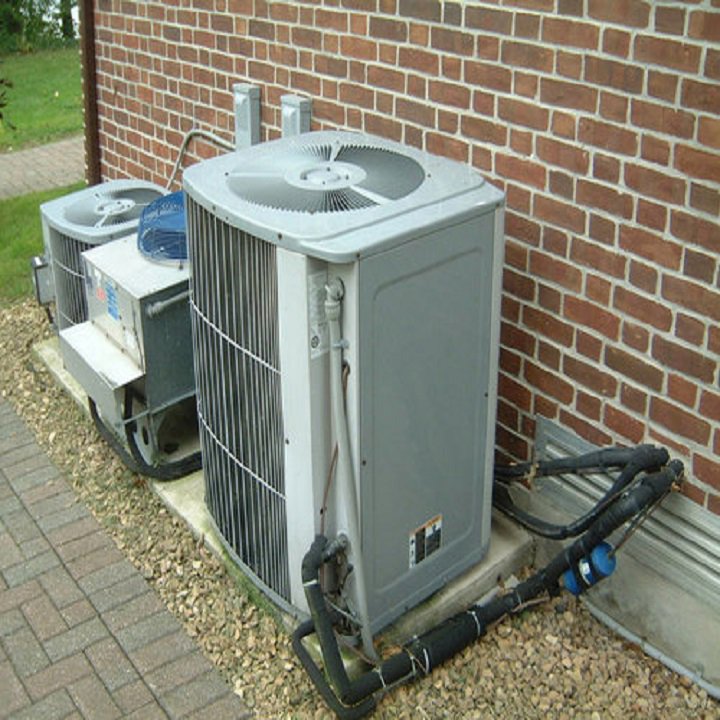 Outdoor AC units receiving electrical service from Acme Electrical & Ac Services Inc in Tampa, FL.
