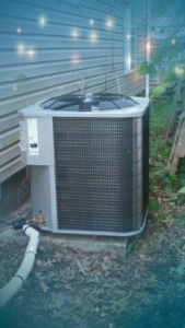 An outdoor air conditioning unit installed by All Pro HVAC Expertise in Columbus, OH.