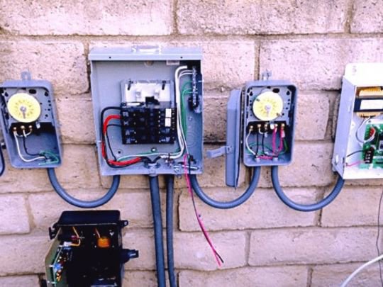 Outdoor electrical boxes and wiring work by Madison Electrician Now in Madison, AL.