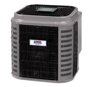 An outdoor HVAC condenser unit for residential or commercial AC services by Ashley Services Heating and Air in Charleston, SC.