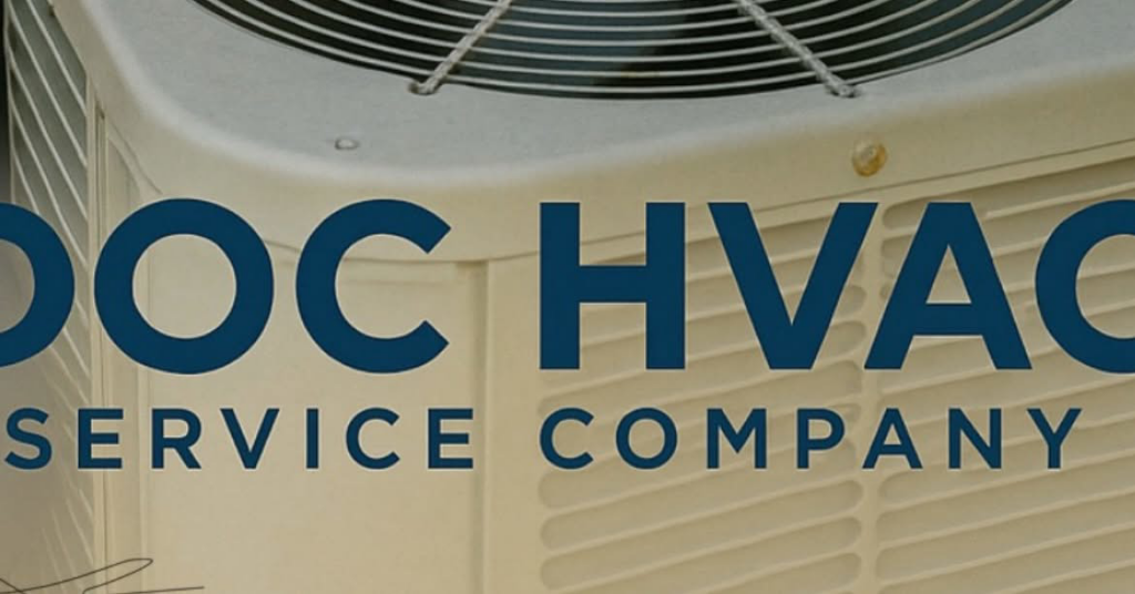 An outdoor HVAC condenser unit, representing services by Dochvac.ai in New Orleans, LA.