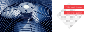 A close-up of an outdoor HVAC condenser unit, emphasizing indoor air quality by Hughes Mechanical in Memphis, TN.