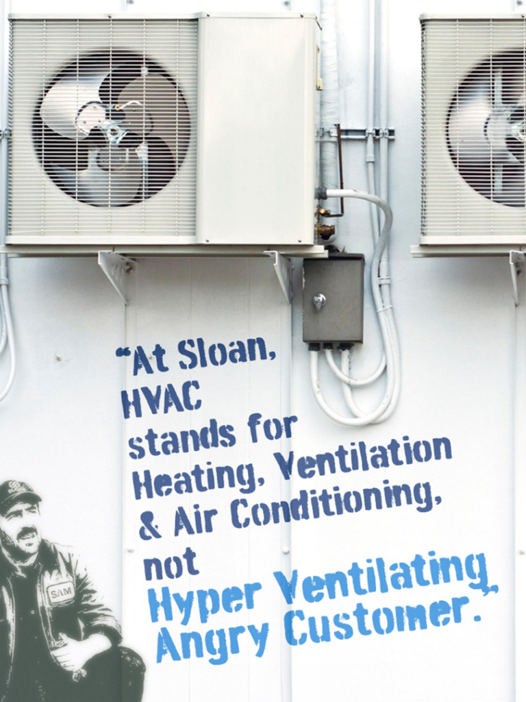 Two outdoor HVAC condenser units installed by Sloan Mechanical Services in Bridgeville, PA