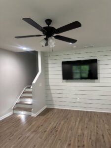 An outdoor electrical outlet being tested by North Springs Electric Company in Sandy Springs, GA.