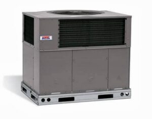 A large packaged HVAC unit for heating and air conditioning services by Ashley Services Heating and Air in Charleston, SC.