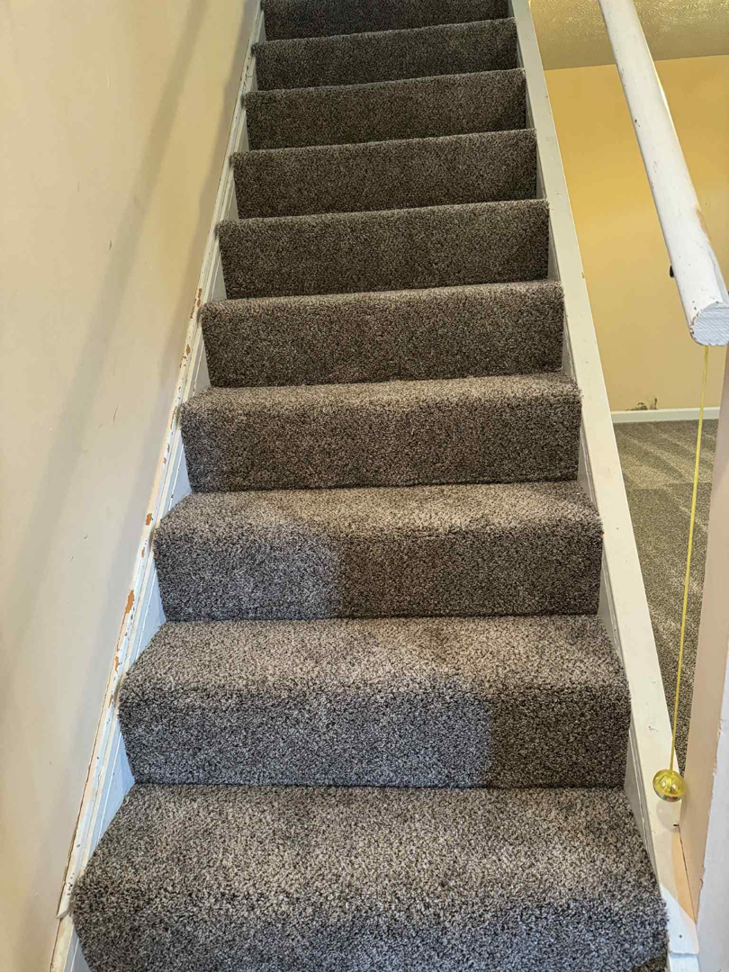 A large room featuring a new patterned carpet installation by Rogers Specialty Flooring and Improvements in Omaha, NE