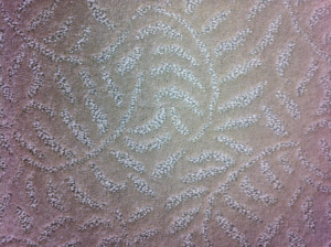 A close-up view of a clean, patterned carpet texture by Kelley's Cleaning & Restoration in Everett, WA.