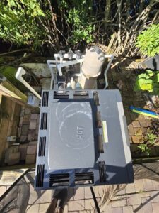 Pool heater and filter equipment, expertly serviced by Summer Breeze Pool Services in Glendale, AZ