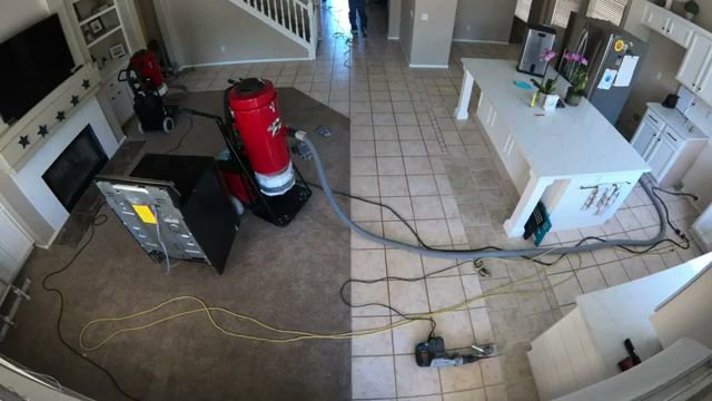 Professional carpet cleaning equipment in use by Dan's Hardwood Flooring in Mesa, AZ