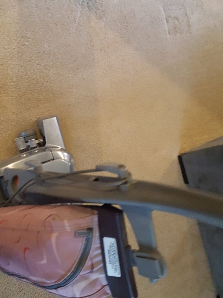 A professional vacuum cleaner being used on a carpet by Howells Carpet Cleaning in Milwaukie, OR.