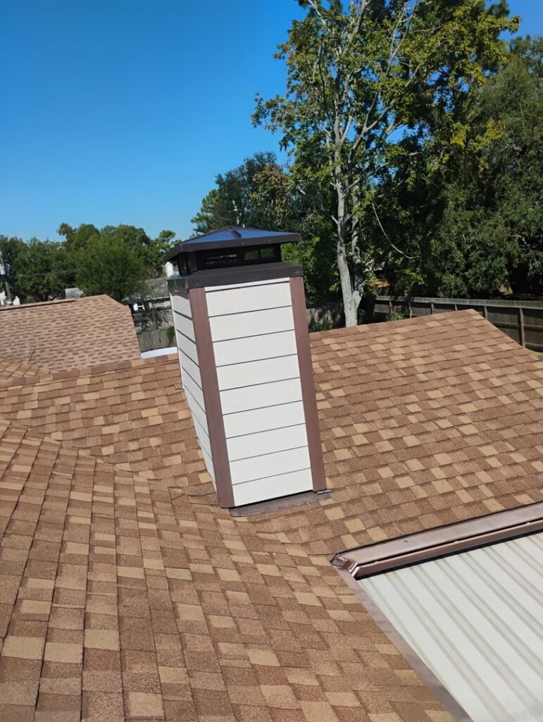 A protective floor runner laid out in a home, indicating preparation for a chimney sweep service by Brushers Chimneys in Houston, TX.
