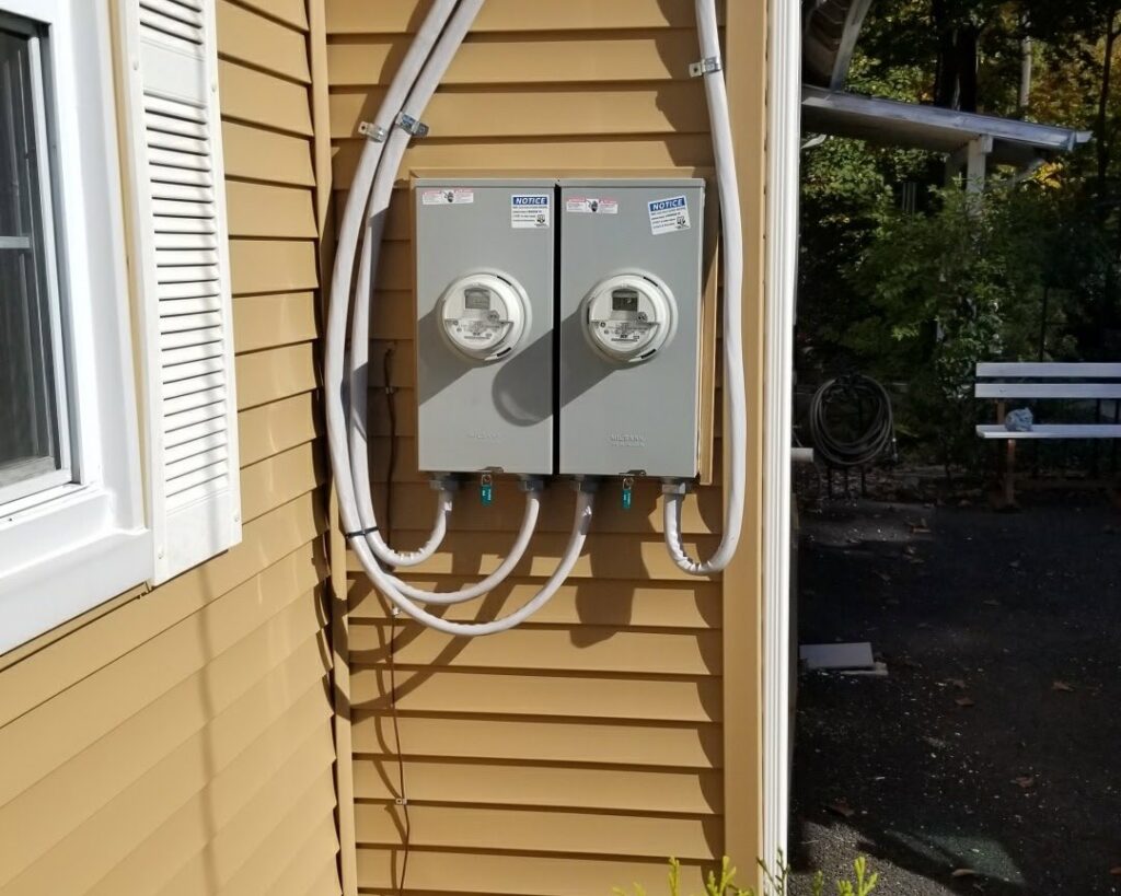 Radiant floor heating mat installation with wiring visible by Gurley Electric LLC in Churchville, MD