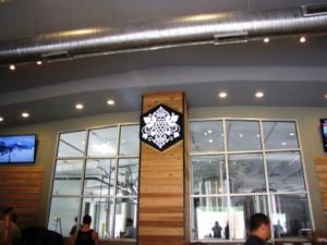 Recessed and pendant lighting installed in a commercial building by Metro Electrical Services in Tallahassee, FL