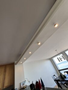 Modern recessed ceiling lighting installed by Flavin Electric, LLC in Chicago, IL