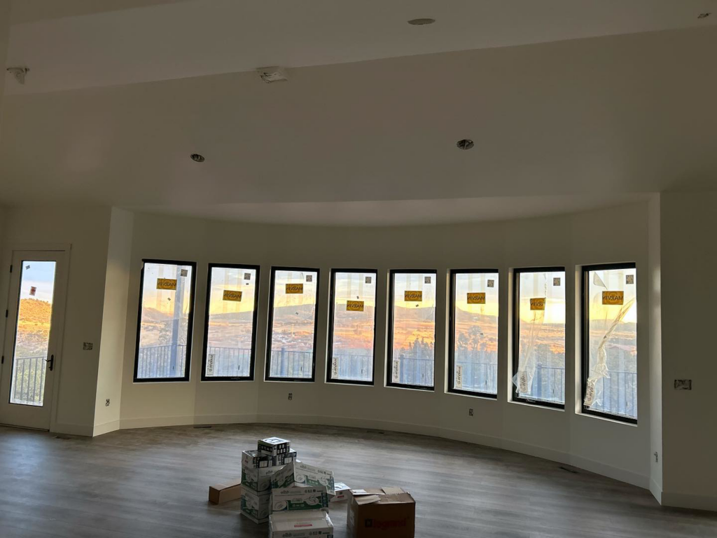 New recessed lighting fixtures installed in a residential project by Direct Electric LLC in Epsom, NH.