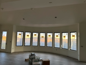 New recessed lighting fixtures installed in a residential project by Direct Electric LLC in Epsom, NH.