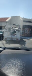 A residential AC condenser unit installation by 20th Century Heating and Air in Anaheim, CA.