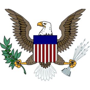 A newly installed brown garage door on a residential house by American Eagle Garage Doors in Greeley, CO.