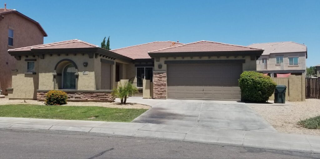 Residential garage door installation by Smokey's Garage Door Company in Glendale, AZ.