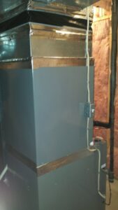 Professionally installed residential HVAC ductwork, showcasing services by Appliance Doctor, Inc. in Annapolis, MD.