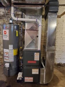 Residential HVAC furnace and water heater installation by Perfect Comfort Systems in San Bernardino, CA