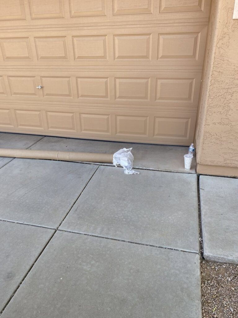 Rolled carpet material delivered for installation by Mark Hart Flooring Consultant at RM Interiors & Design in Mesa, AZ.