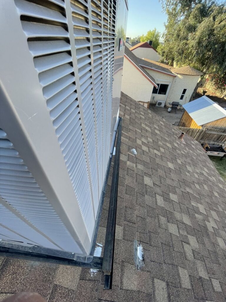 A close-up view of a rooftop HVAC unit installed by Sun Devil Heating & Cooling INC in Peoria, AZ.