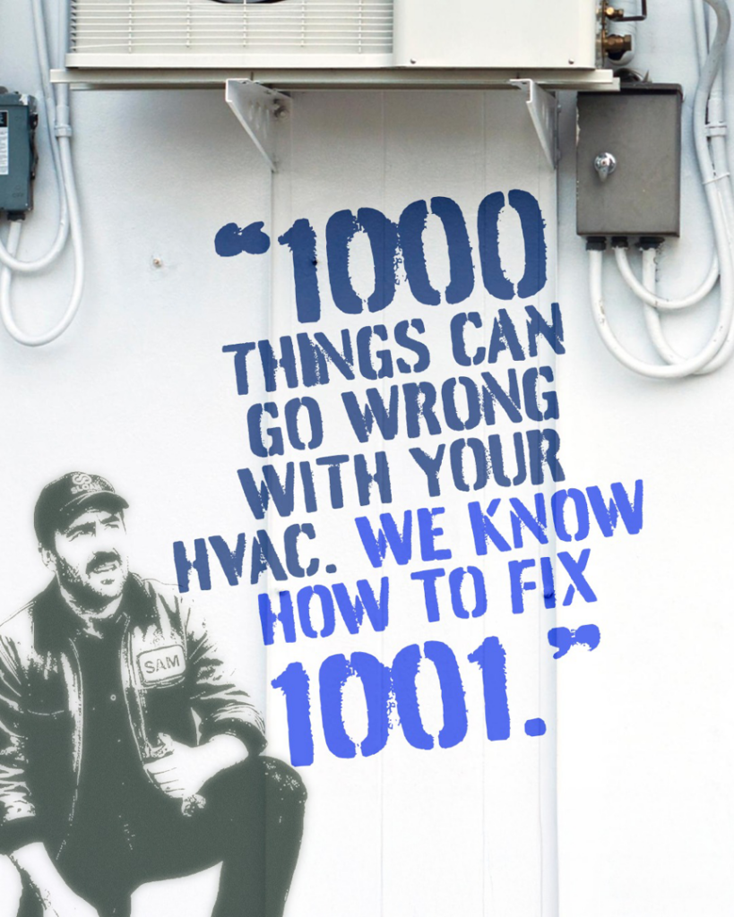 A single outdoor HVAC condenser unit installed by Sloan Mechanical Services in Bridgeville, PA