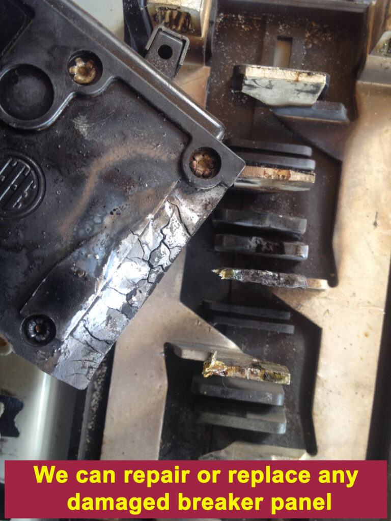 A modern smart light switch panel installed on a white wall by Alex All Electric Co. in Miami, FL.